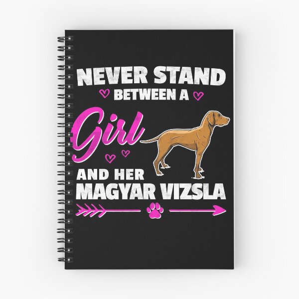 Item preview, Girl with Magyar Vizsla Pointing Dog saying designed and sold by madgrfx.