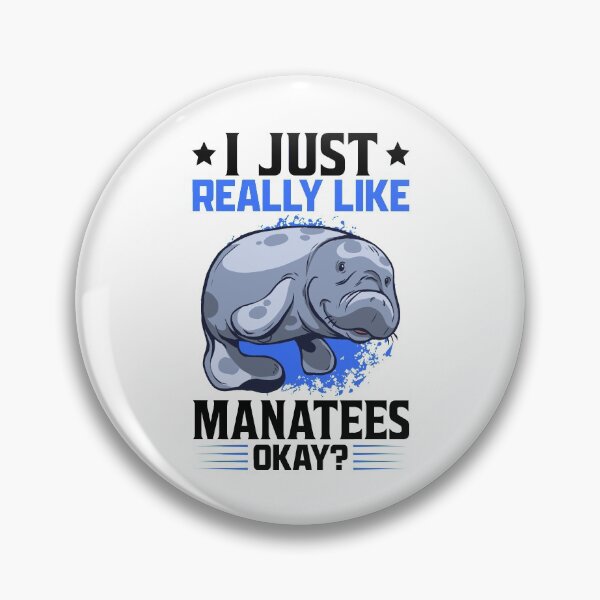 Item preview, I like manatee funny marine mammal saying designed and sold by madgrfx.