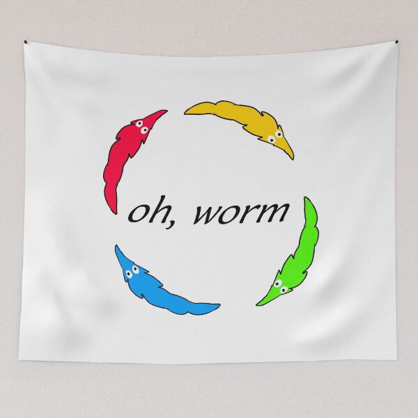 Item preview, "oh worm" (Classic) designed and sold by Tuesday87.