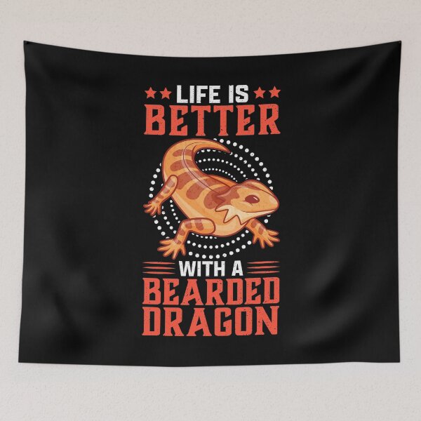 Item preview, Life is better with bearded dragon lizard gift designed and sold by madgrfx.
