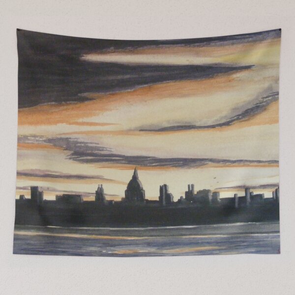 Item preview, lumuart sky over London 1940s designed and sold by lumuart.