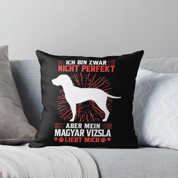 Artikelvorschau, Mein Magyar Vizsla liebt mich Vorstehhund Spruch entworfen und verkauft von madgrfx.