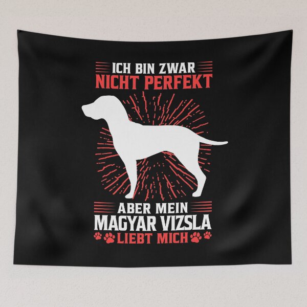 Item preview, My Magyar Vizsla loves me pointing dog designed and sold by madgrfx.