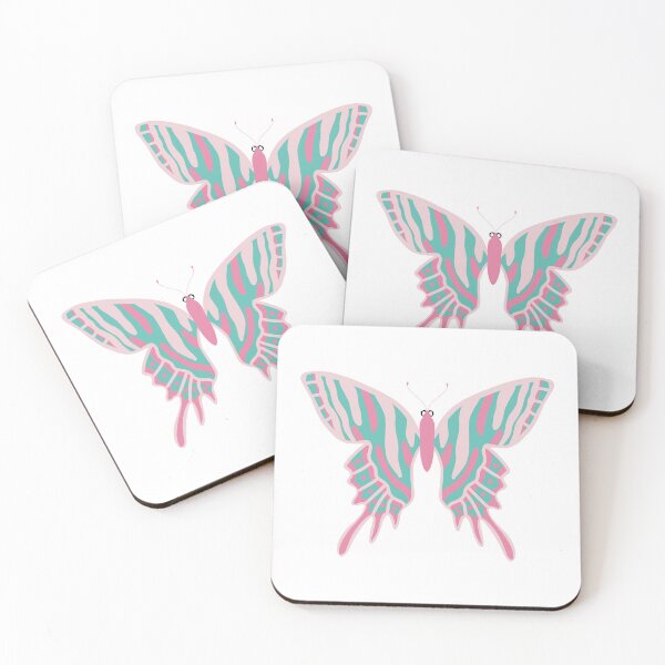 Item preview, Pink and Green Butterfly designed and sold by daisyandlime.