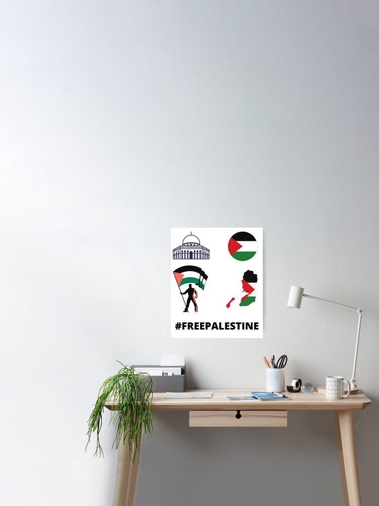 Free Palestine-Flag of Palestine and palestine sticker pack