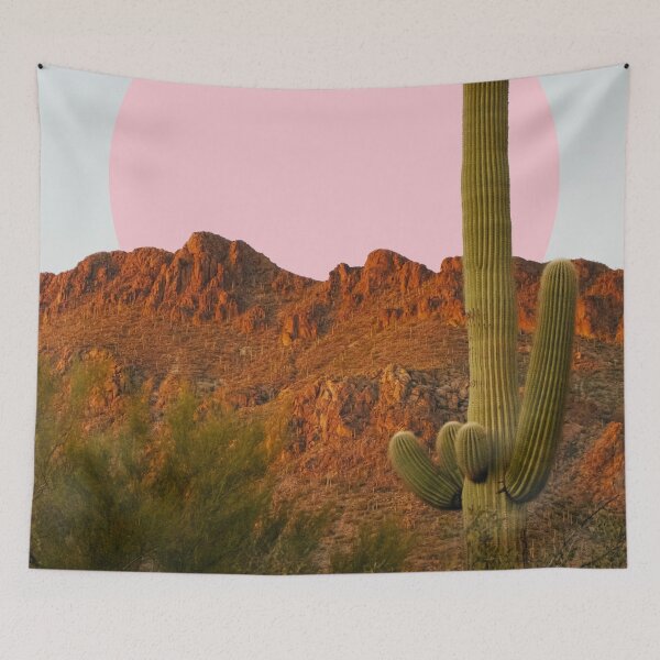 Item preview, 05_Cactus pink sun retro designed and sold by ESCAPZ.