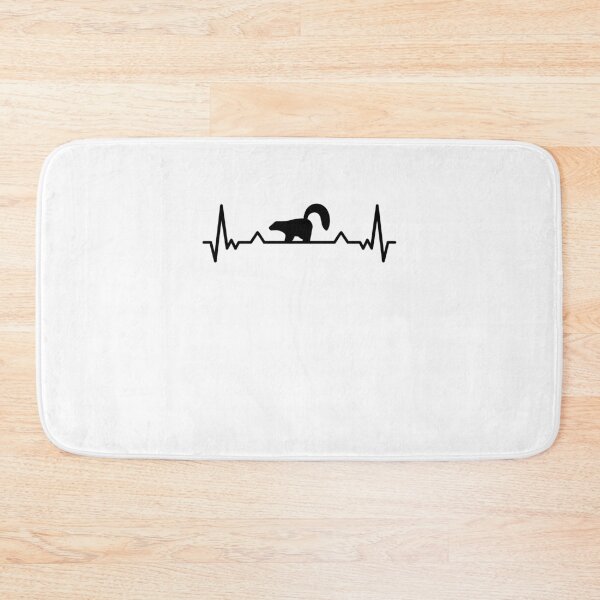 Item preview, Skunk Heartbeat Smelly Badger Skunk Gift designed and sold by madgrfx.