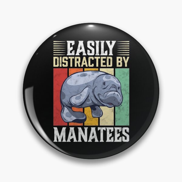 Item preview, Easily distracted by manatee marine mammals designed and sold by madgrfx.