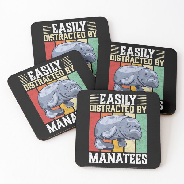 Item preview, Easily distracted by manatee marine mammals designed and sold by madgrfx.