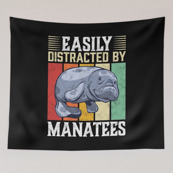 Item preview, Easily distracted by manatee marine mammals designed and sold by madgrfx.
