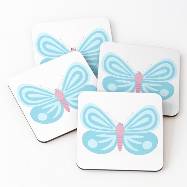 Item preview, Blue and Pink Butterfly designed and sold by daisyandlime.