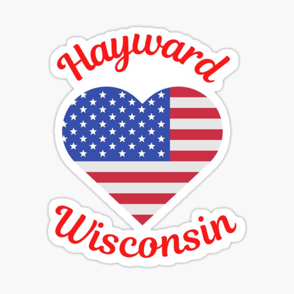 "4th Of July Hayward Wisconsin " Sticker by WoodburyLake Redbubble