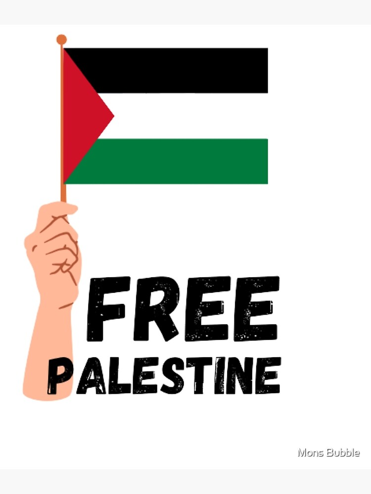 "Free palestine save palestine i love palestine flag essential design