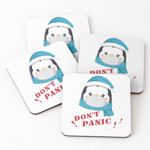Item preview, Don't Panic Masked Penguin designed and sold by Rickann.
