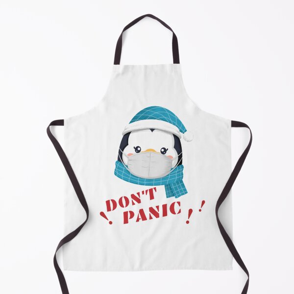 Item preview, Don't Panic Masked Penguin designed and sold by Rickann.