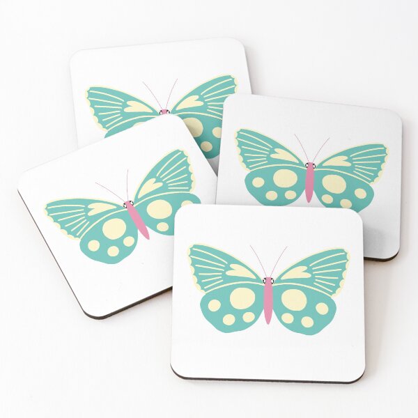 Item preview, Green, Yellow and Pink Butterfly designed and sold by daisyandlime.