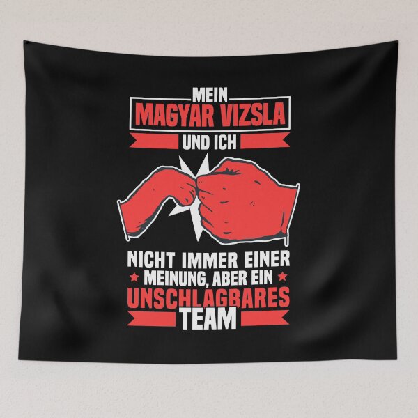 Item preview, My Magyar Vizsla and I pointing dog designed and sold by madgrfx.