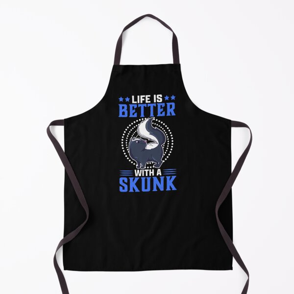 Item preview, Life is better with skunk stink badger saying designed and sold by madgrfx.