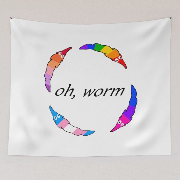 Item preview, "oh worm" (LGBT V.2) designed and sold by Tuesday87.