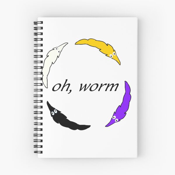 Item preview, "oh worm" (Nonbinary) designed and sold by Tuesday87.