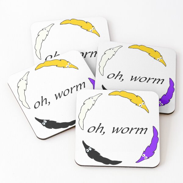 Item preview, "oh worm" (Nonbinary) designed and sold by Tuesday87.