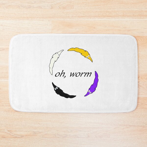 Item preview, "oh worm" (Nonbinary) designed and sold by Tuesday87.