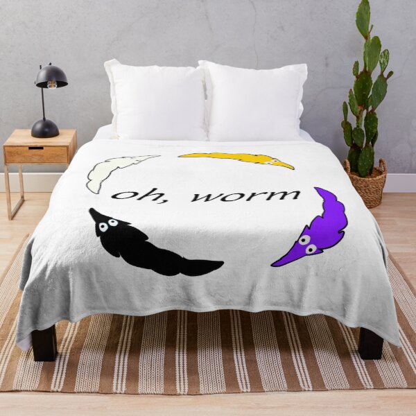 Item preview, "oh worm" (Nonbinary) designed and sold by Tuesday87.