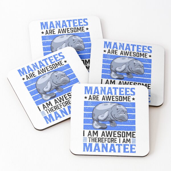 Item preview, Manatees are fantastic marine mammals saying designed and sold by madgrfx.