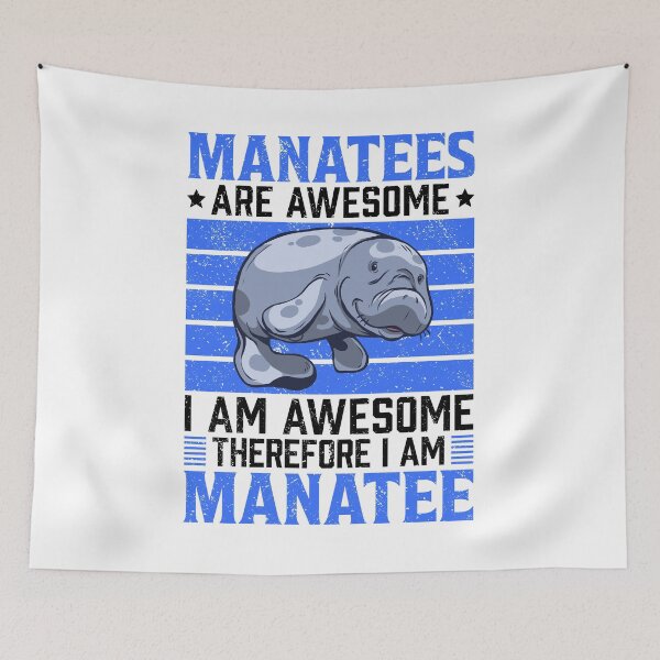Item preview, Manatees are fantastic marine mammals saying designed and sold by madgrfx.
