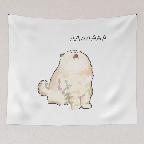 Item preview, The cat who says AAAAA designed and sold by RIGA-art.