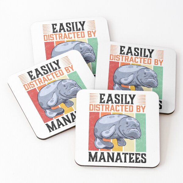 Item preview, Easily distracted by manatee marine mammals designed and sold by madgrfx.
