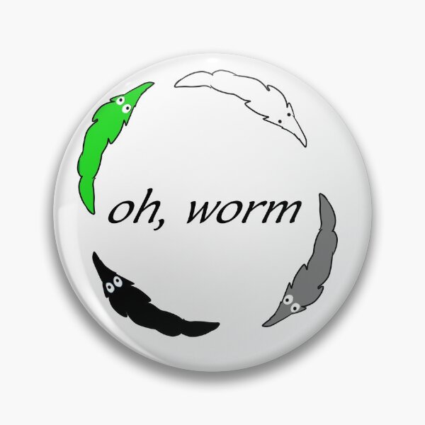 Item preview, "oh worm" (Aromantic) designed and sold by Tuesday87.