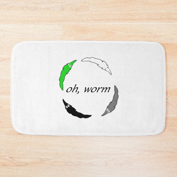 Item preview, "oh worm" (Aromantic) designed and sold by Tuesday87.