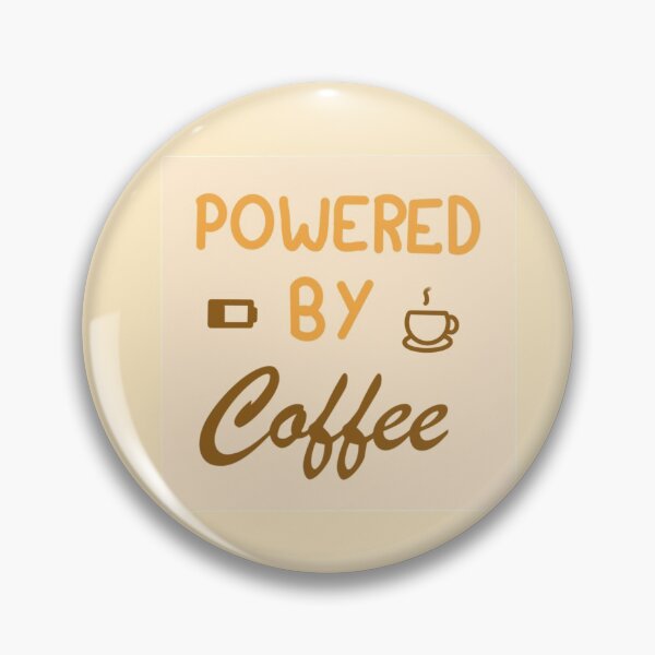 Item preview, Powered by coffee  designed and sold by FunPunStickers.