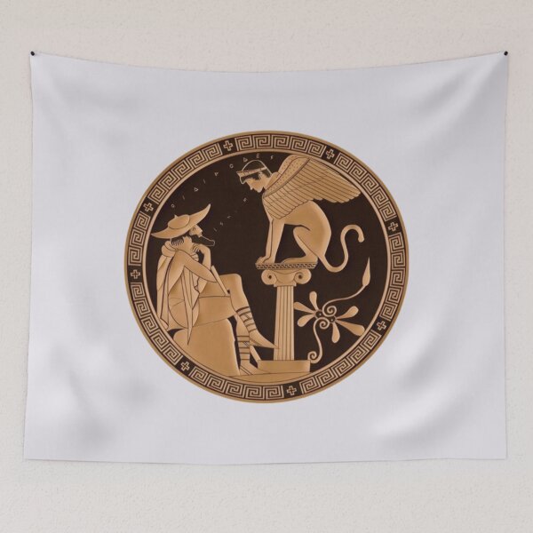 Item preview, Oedipus And The Sphinx  designed and sold by AlchemicalBandi.