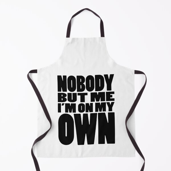 Item preview, NOBODY BUT ME IM ON MY OWN | Rap lyrics quote designed and sold by Cevil.