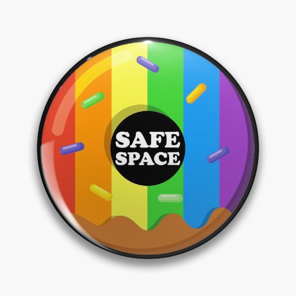 Item preview, Rainbow Doughnut LGBTQ Sign Safe Space Equality designed and sold by aronia.