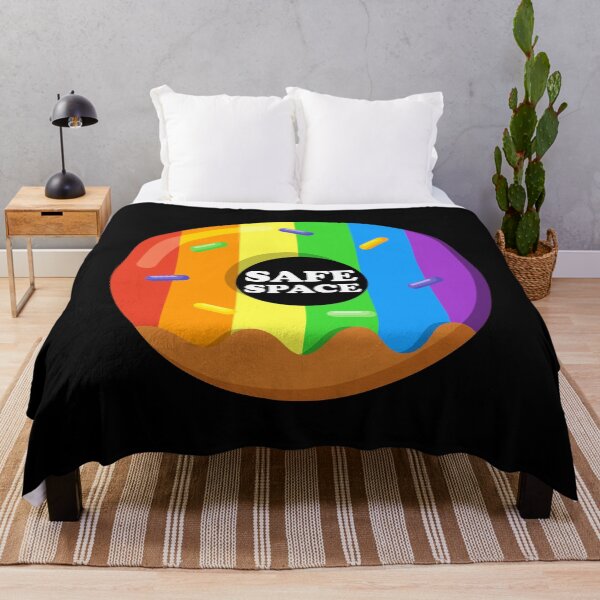 Item preview, Rainbow Doughnut LGBTQ Sign Safe Space Equality designed and sold by aronia.
