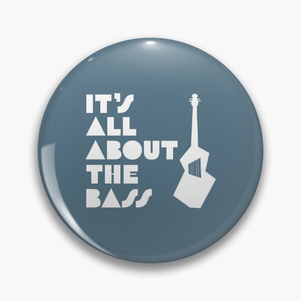 Item preview, its all about the bass - white type designed and sold by bluehair.