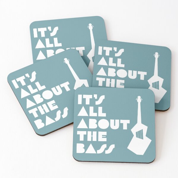 Item preview, its all about the bass - white type designed and sold by bluehair.