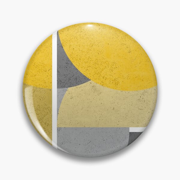 Item preview, Modern Yellow & Gray Geometric designed and sold by dreamprint.