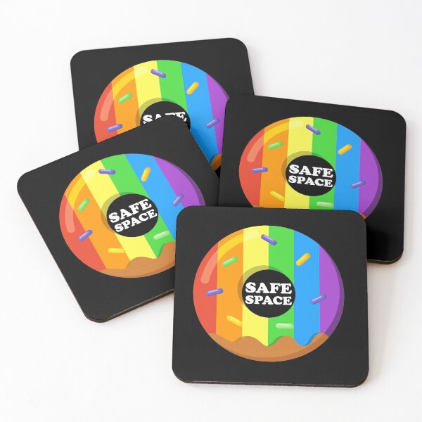 Item preview, Rainbow Doughnut LGBTQ Sign Safe Space Equality designed and sold by aronia.