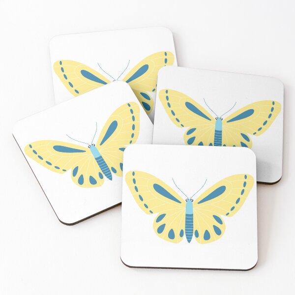 Item preview, Yellow and Blue Butterfly designed and sold by daisyandlime.