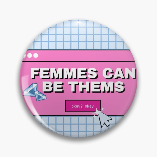 Item preview, Femmes Can Be Thems Vaporwave designed and sold by StabbyCat.