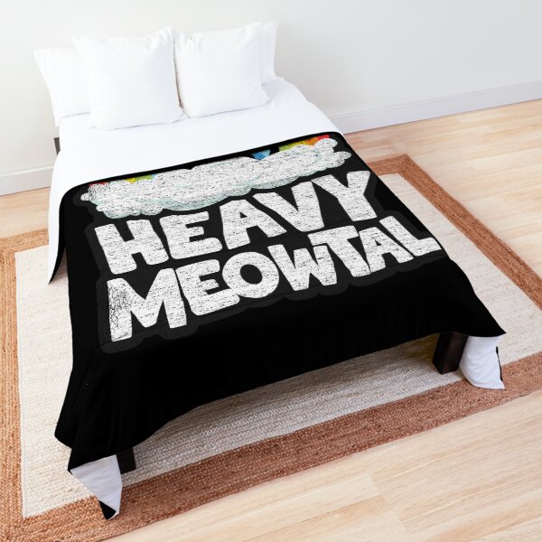 Artikel-Vorschau von Heavy Meowtal Katze Retro Heavy Metal Katzen Lustig, designt und verkauft von Stronzi.