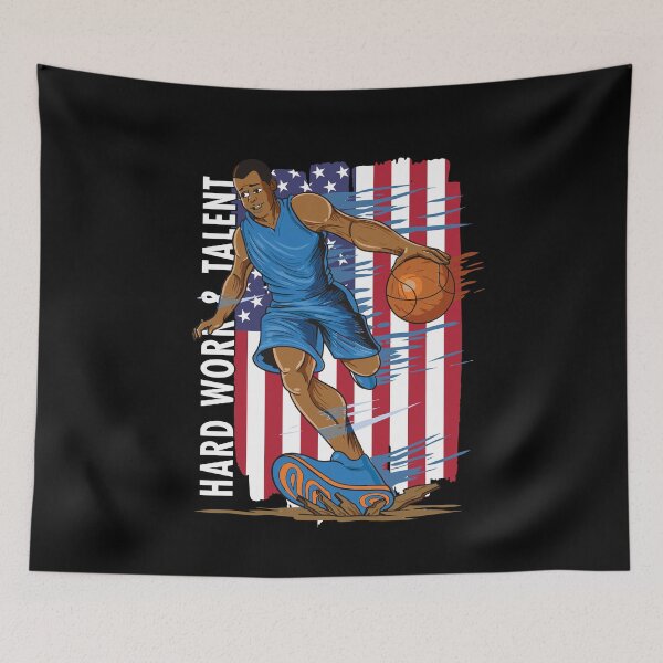 Item preview, Hard work and Talent Basketball Drive designed and sold by FalkDania.