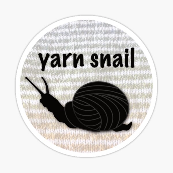 Yarn Snail Sticker