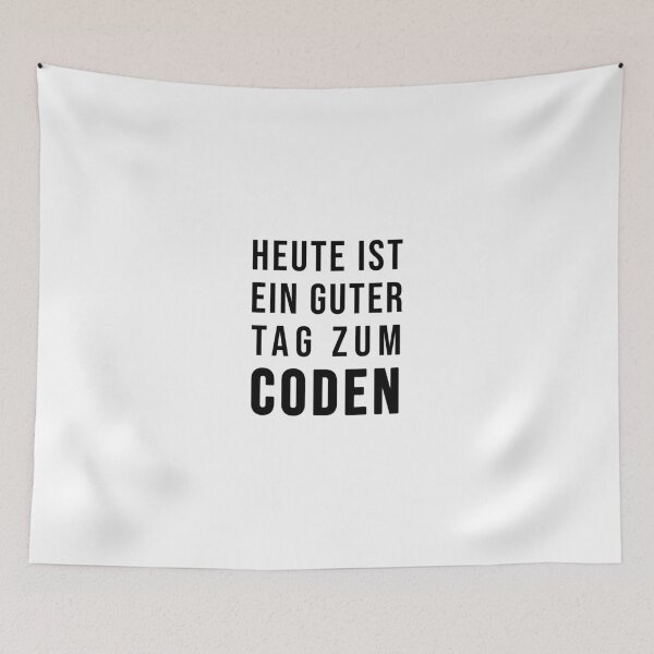 Artikelvorschau, Heute ist ein guter Tag zum Coden entworfen und verkauft von TopsellerShirts.