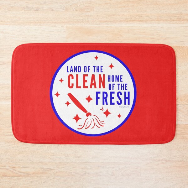 Item preview, Land of the Clean Home of the Fresh Patriotic 4th of July Cleaning Fun designed and sold by SavvyCleaner.