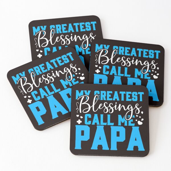 Item preview, My Greatest Blessings Call Me Papa designed and sold by verdecuddly.
